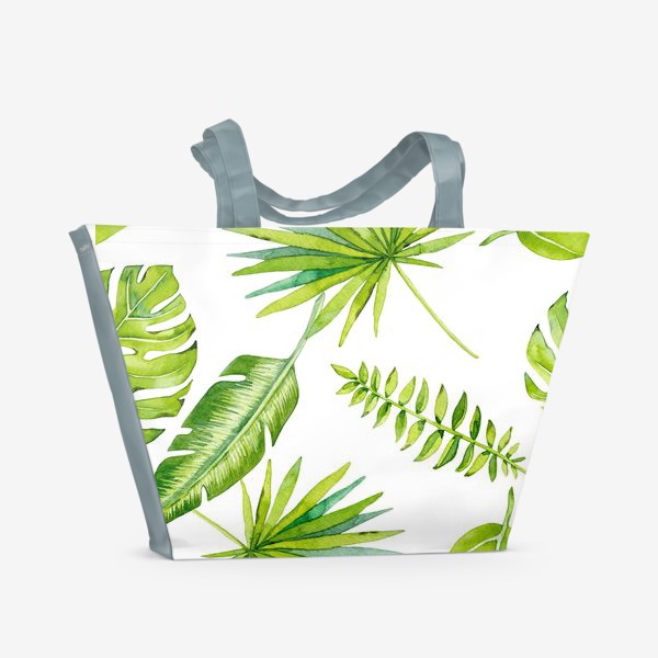 Пляжная сумка «Tropical leaves»