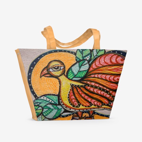 Пляжная сумка «Птица Мудрости»