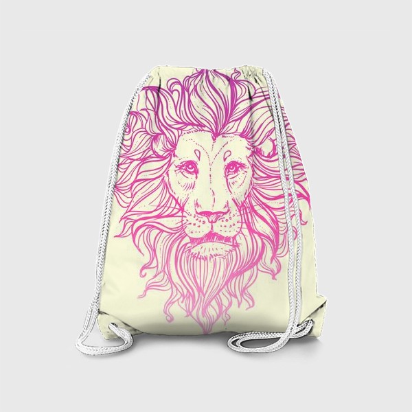 Рюкзак «розовый лев»