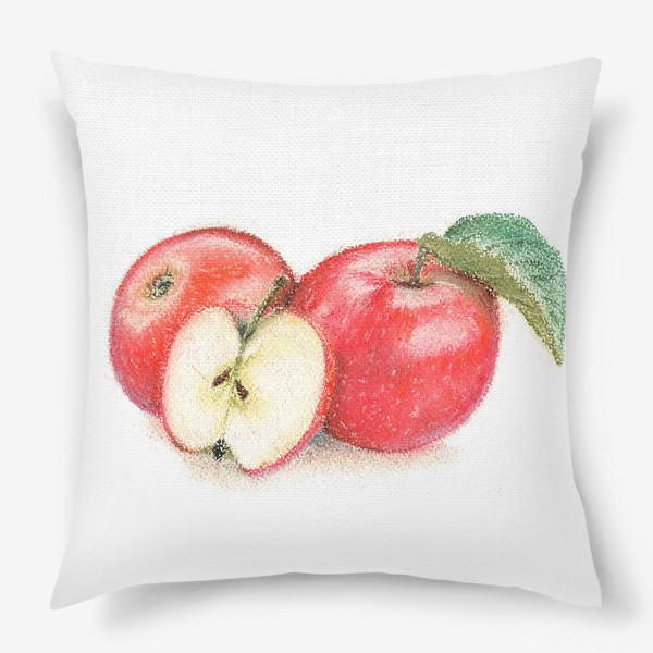 Подушка «Красные яблоки»