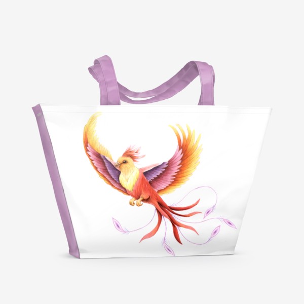 Пляжная сумка «Птица Феникс»