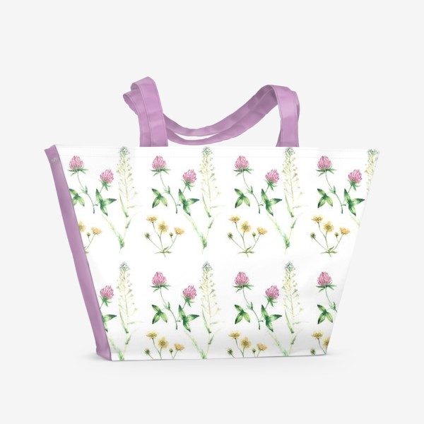Пляжная сумка «Полевые цветы2»