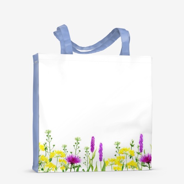 Сумка-шоппер «Летние луговые цветы»
