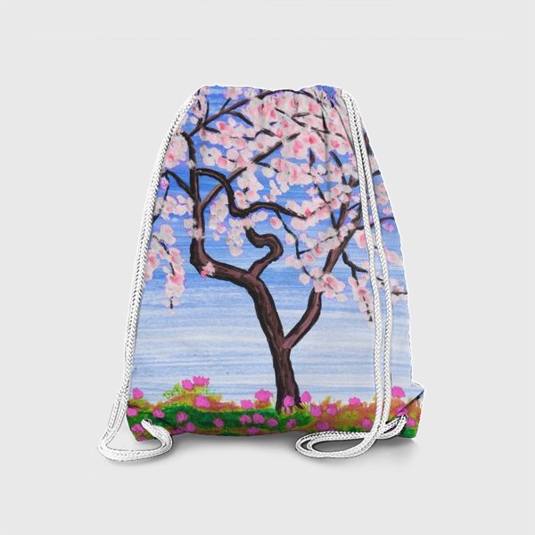 Рюкзак «Цветущее белое дерево»