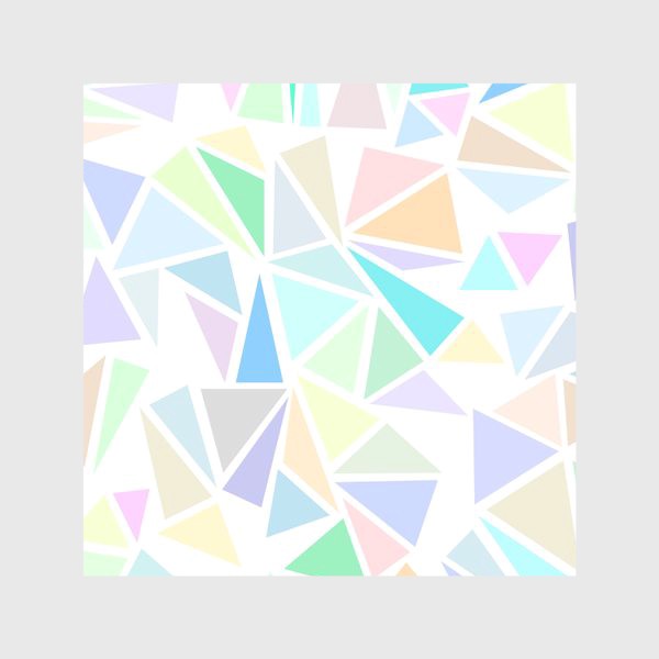 Скатерть «Пастельные треугольники»