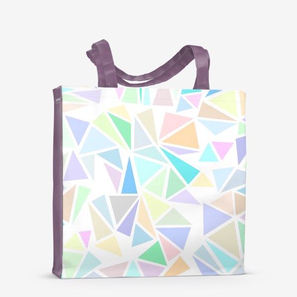 Сумка-шоппер «Пастельные треугольники»