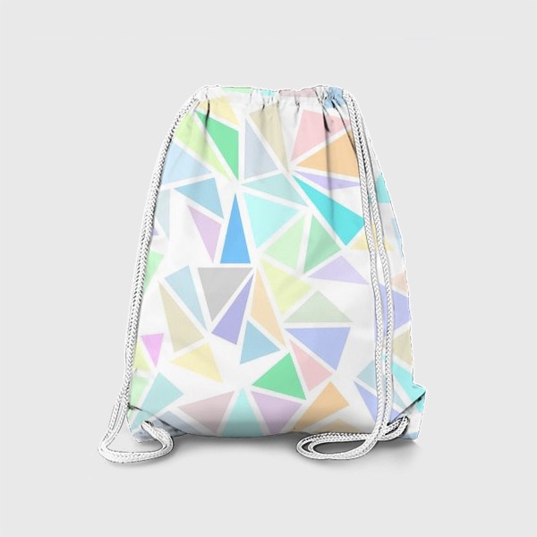 Рюкзак «Пастельные треугольники»