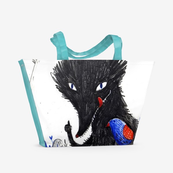 Пляжная сумка «Волчок»
