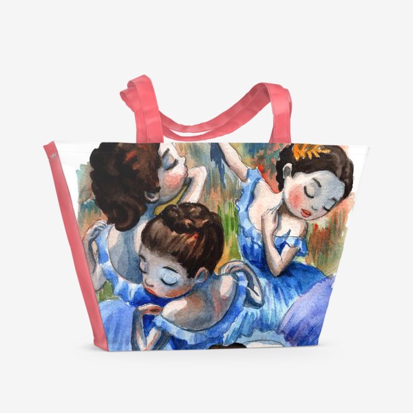 Пляжная сумка «Голубые танцовщицы»