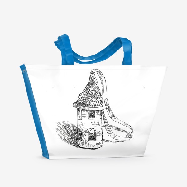 Пляжная сумка «Колокольчик-домик»