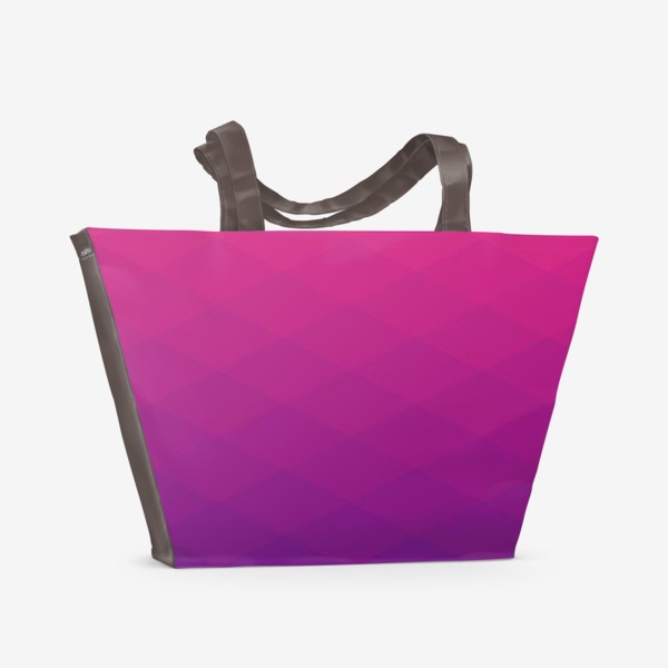 Пляжная сумка «Фиолетовые грани»