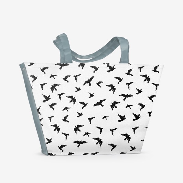 Пляжная сумка &laquo;Птицы&raquo;