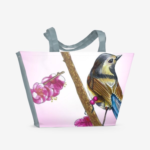 Пляжная сумка «Серия: птицы»