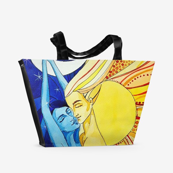 Пляжная сумка «Солнце и Луна»