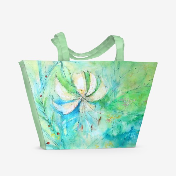 Пляжная сумка «лилия »