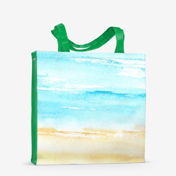 Сумка-шоппер «Акварельный пляж»