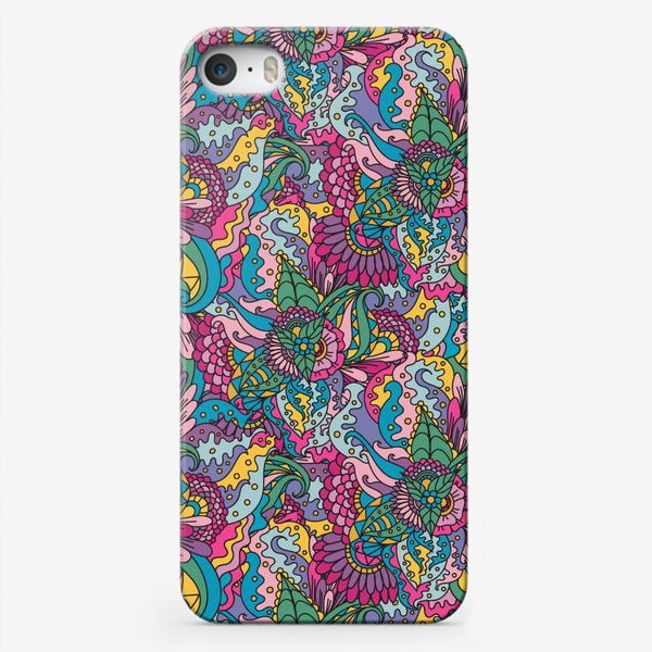 Чехол iPhone «Веселые цветы»