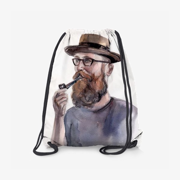 Рюкзак «Мужчина в шляпе курит»