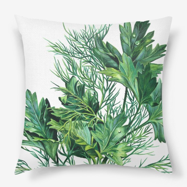 Подушка «Свежая зелень»