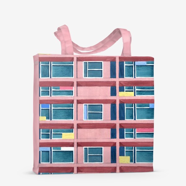 Сумка-шоппер «Розовый дом/Pink House»