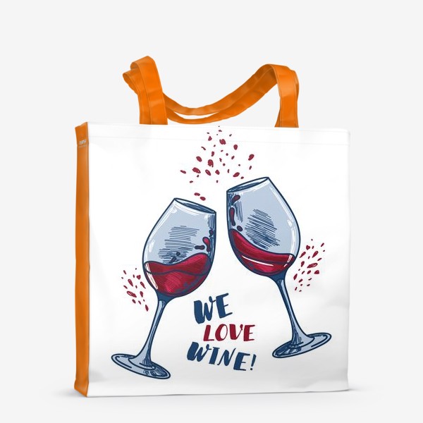 Сумка-шоппер «We love wine!»