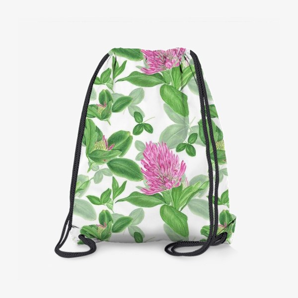 Рюкзак «Цветы и листья клевера»