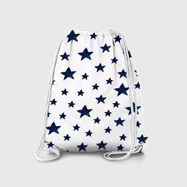 Рюкзак «Акварельные синие звезды»