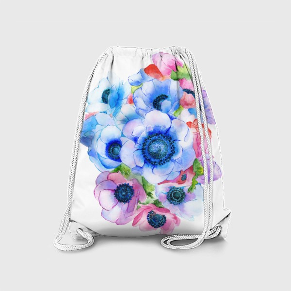 Рюкзак «Цветы. Букет анемонов»