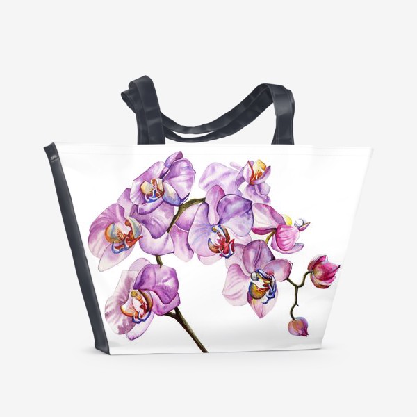 Пляжная сумка «орхидейка»