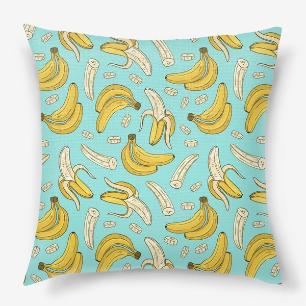 Подушка «Спелые бананы»