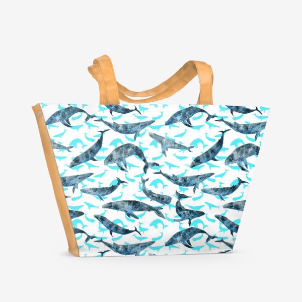 Пляжная сумка «Whales»