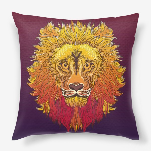 Подушка «Огненный лев»