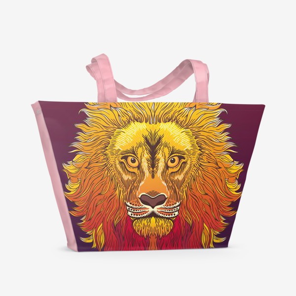 Пляжная сумка «Огненный лев»