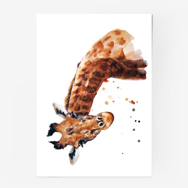 Постер «жираф»