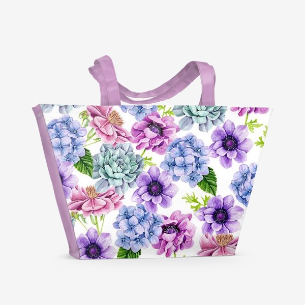 Пляжная сумка «Flower Buds»