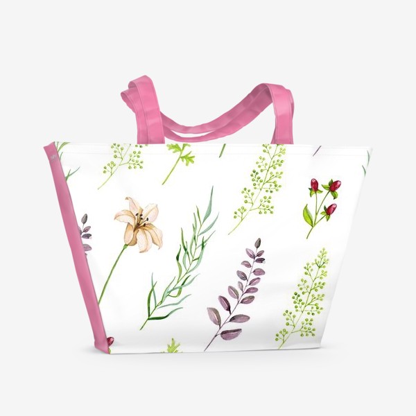 Пляжная сумка «Flower Buds 3»