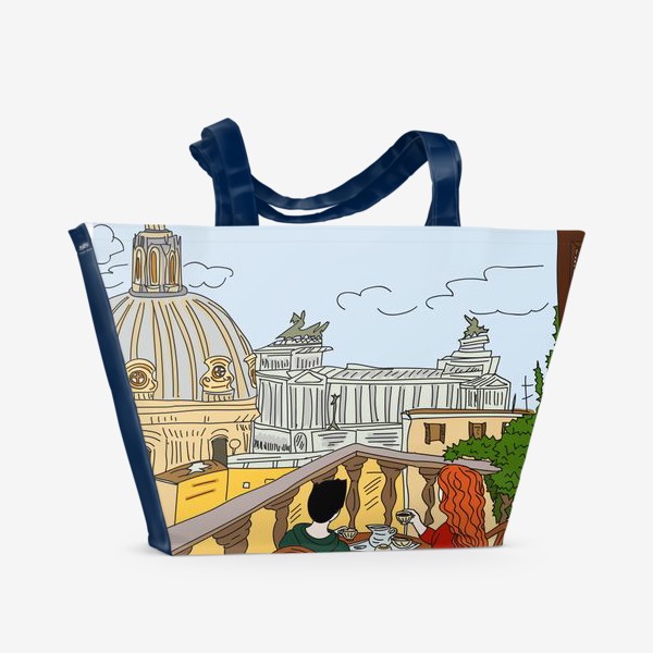 Пляжная сумка «Италия, Рим»