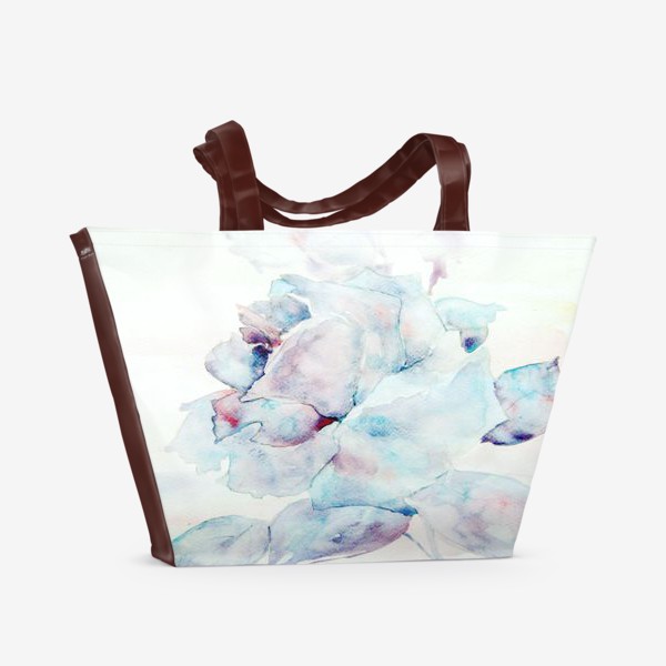 Пляжная сумка «Снежная роза»