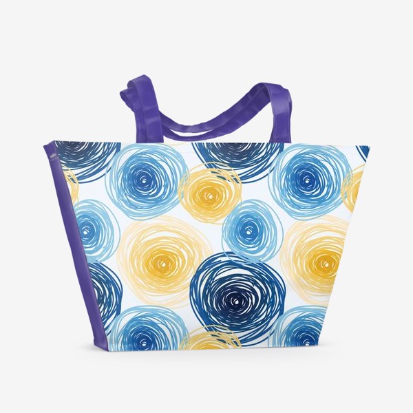 Пляжная сумка «Pattern Van Gogh style»