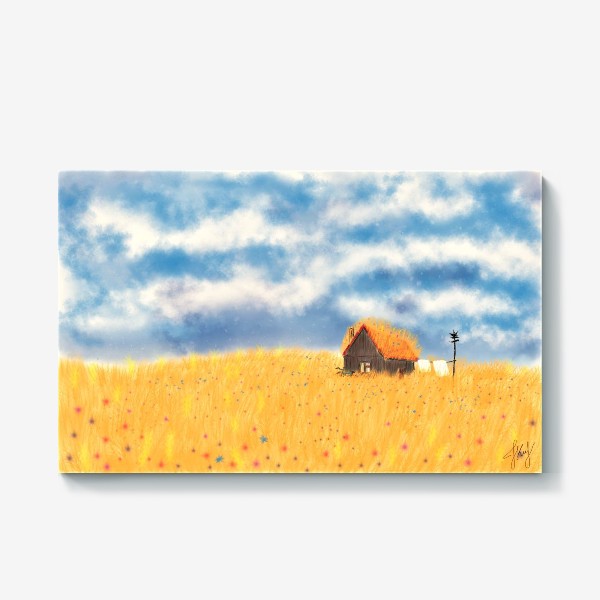 Холст «Пшеничное поле»
