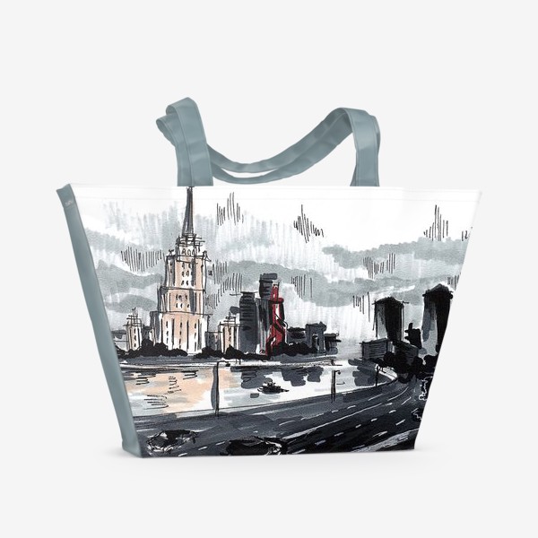 Пляжная сумка «Москва река»
