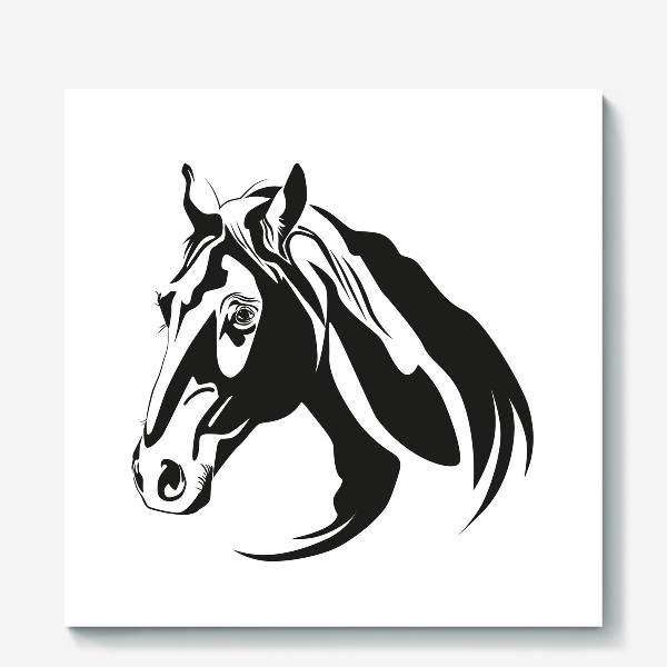 Холст «Верный конь»