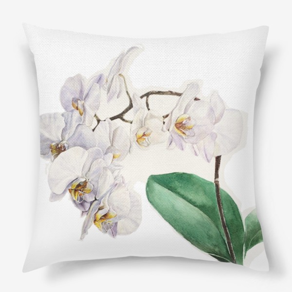Подушка «Белые Орхидеи»