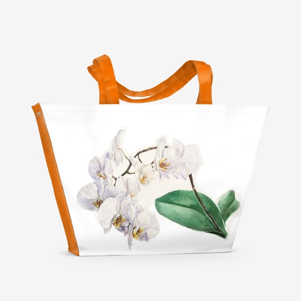 Пляжная сумка &laquo;Белые Орхидеи&raquo;