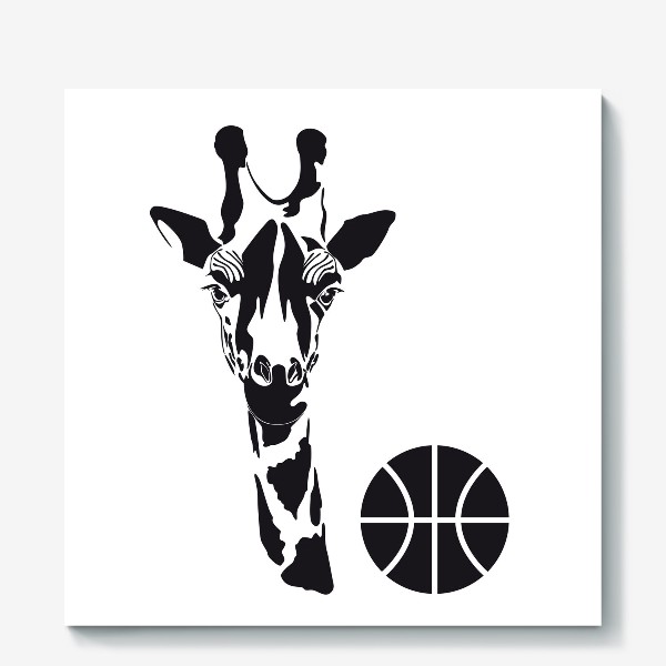 Холст «Жираб-баскетболист»