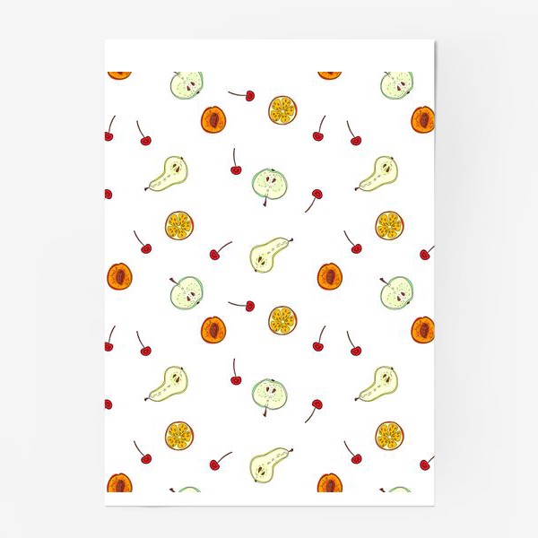 Постер «Летние фрукты»