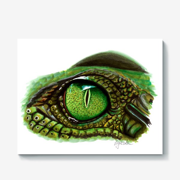 Холст «Глаз крокодила»