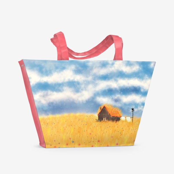 Пляжная сумка «Пшеничное поле»