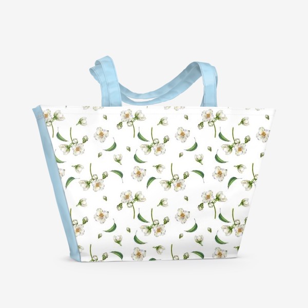 Пляжная сумка «Цветы жасмина»