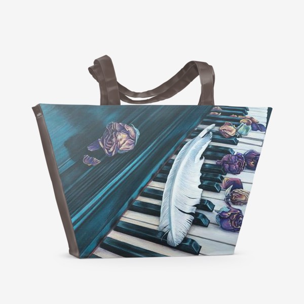Пляжная сумка «Старое пианино.»